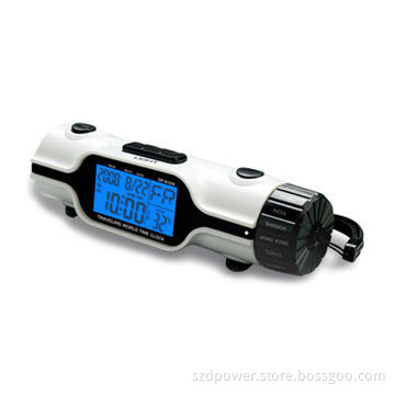 Traveling World Time Alarm Clock with LED Torch, 41 x 20mm LCD Display and Countdown Timer Function
